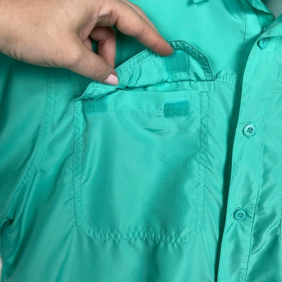 Habit Vented Fishing Hiking Short Sleeve Sun Blocking Protection 40+ UPF -Medium - Picture 5 of 14